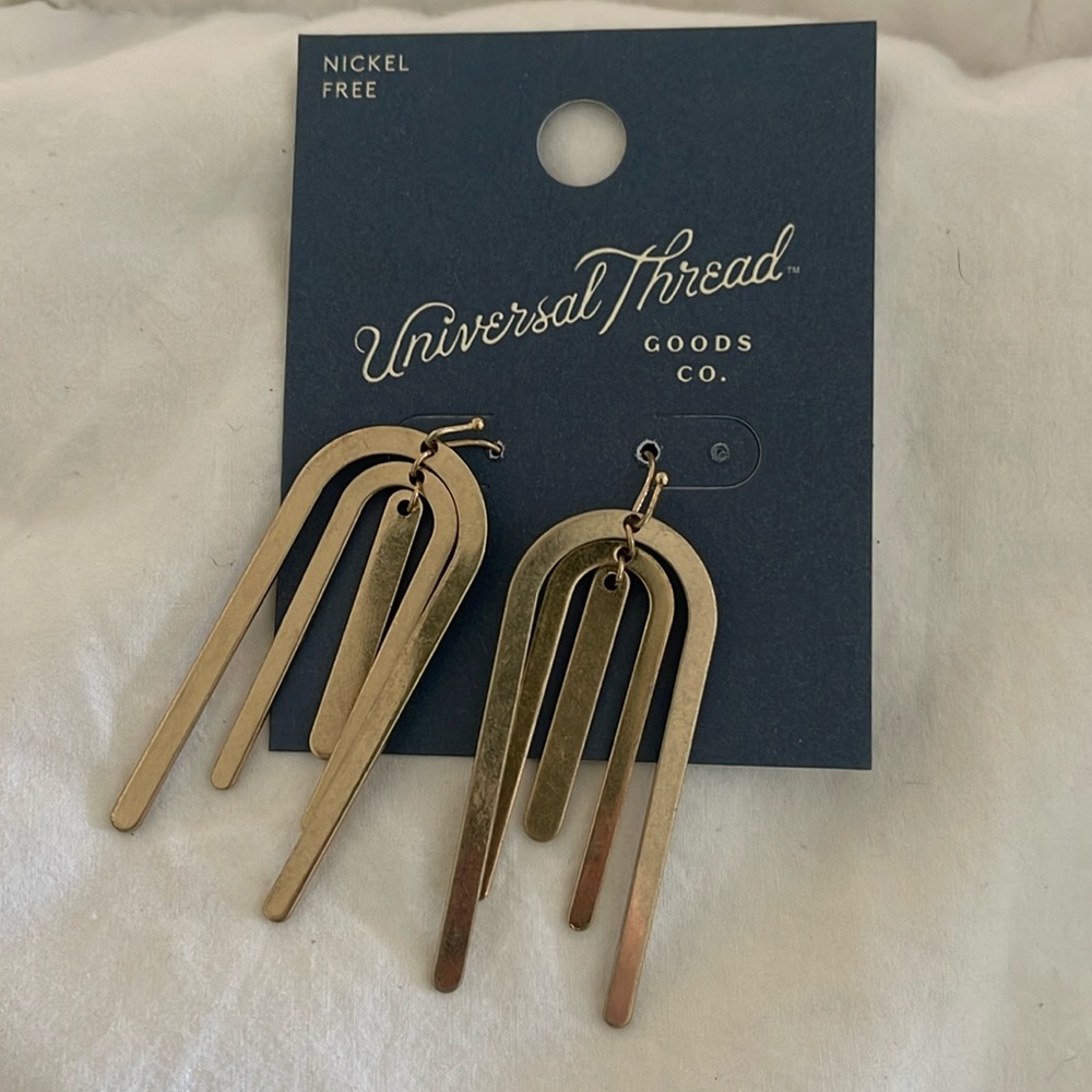 Universal Thread Nickel Free statement earrings